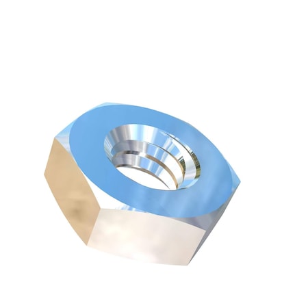 Allied Titanium Jam Nut, 1/4"-20, Titanium, Grade 2 0004734